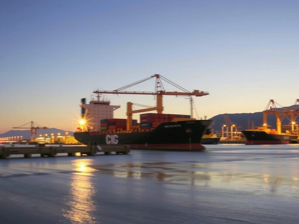 Port logistics visualization